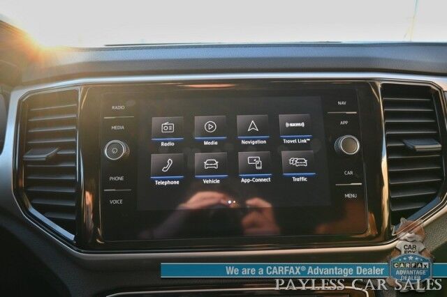 2021 Volkswagen Atlas SEL Premium / AWD / Auto Start / Power & Heated Leather Seats / Heated Steering Wheels / Sunroof / Adaptive Cruise & Blind Spot / Apple CarPlay & Android Auto / 3rd Row / Seats 6 / Tow Pkg Anchorage AK