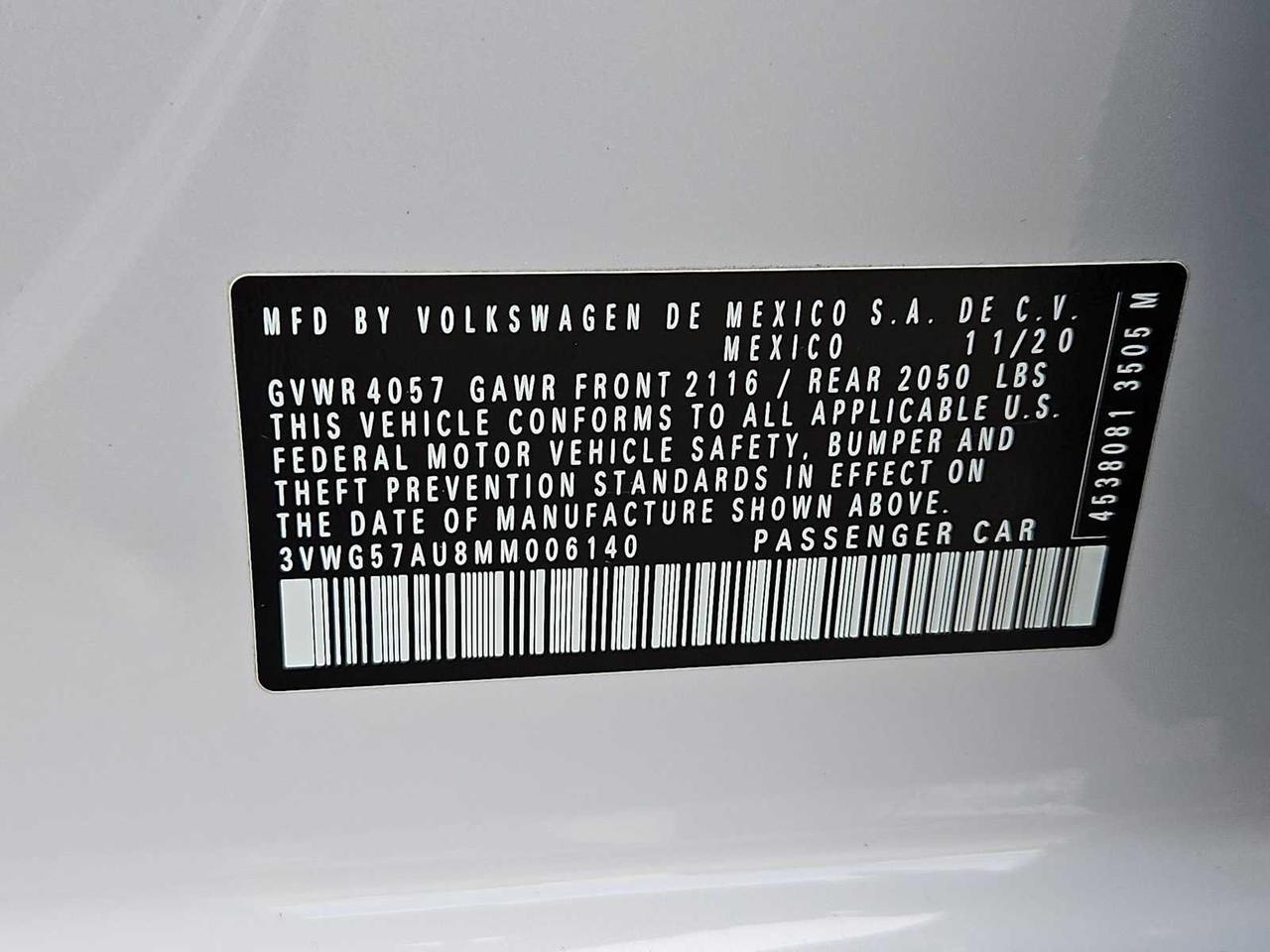 2021 Volkswagen Golf TSI Irving TX