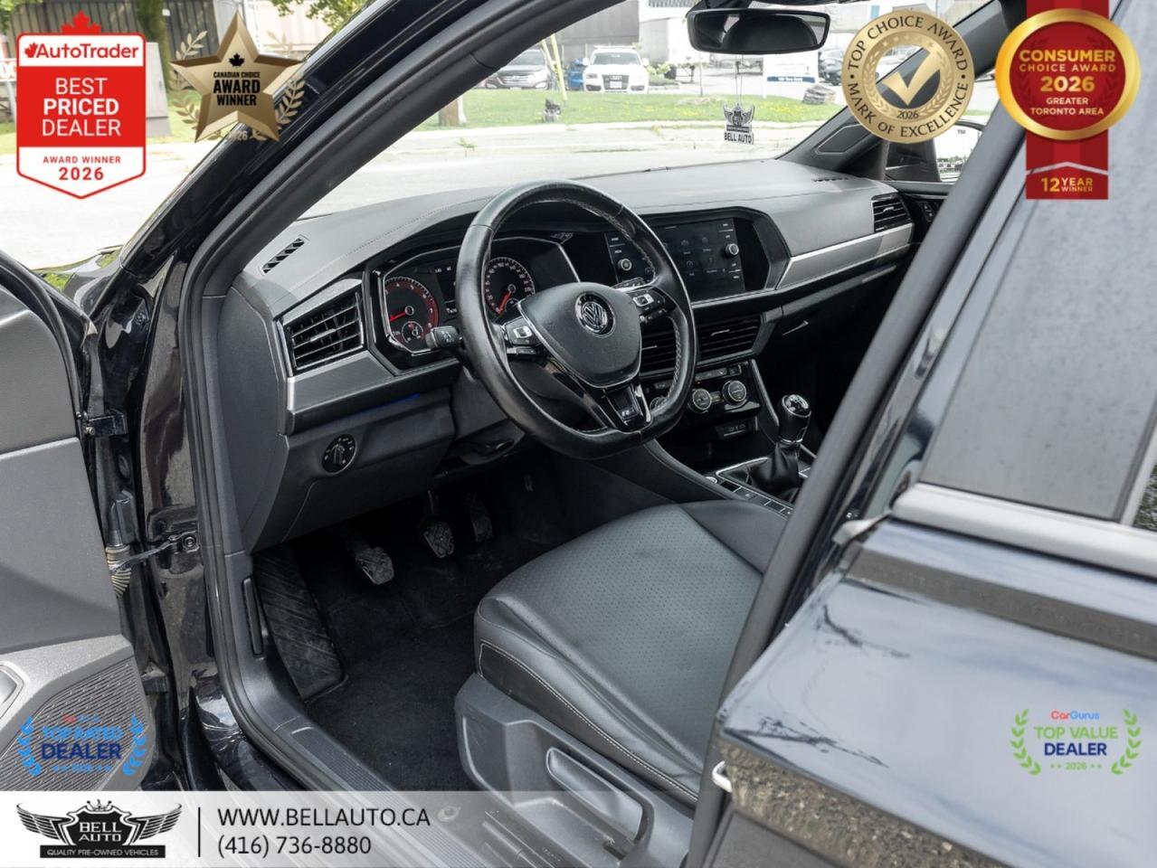 2021 Volkswagen Jetta Highline R-Line Manual | SUNROOF | B.CAM | LTHR | NOACCIDENT Toronto ON