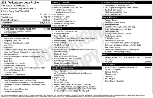 2021 Volkswagen Jetta R-Line Raleigh NC