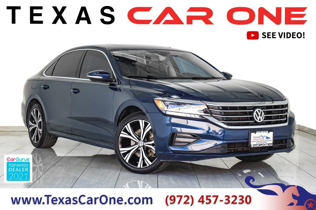 2021 Volkswagen Passat 2.0T SE BLIND SPOT FRONT ASSIST LANE ASSIST SUNROOF LEATHERETTE HEATED SEATS REAR CAMERA