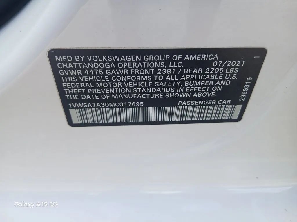 2021 Volkswagen Passat SE Sedan 4D Maitland FL