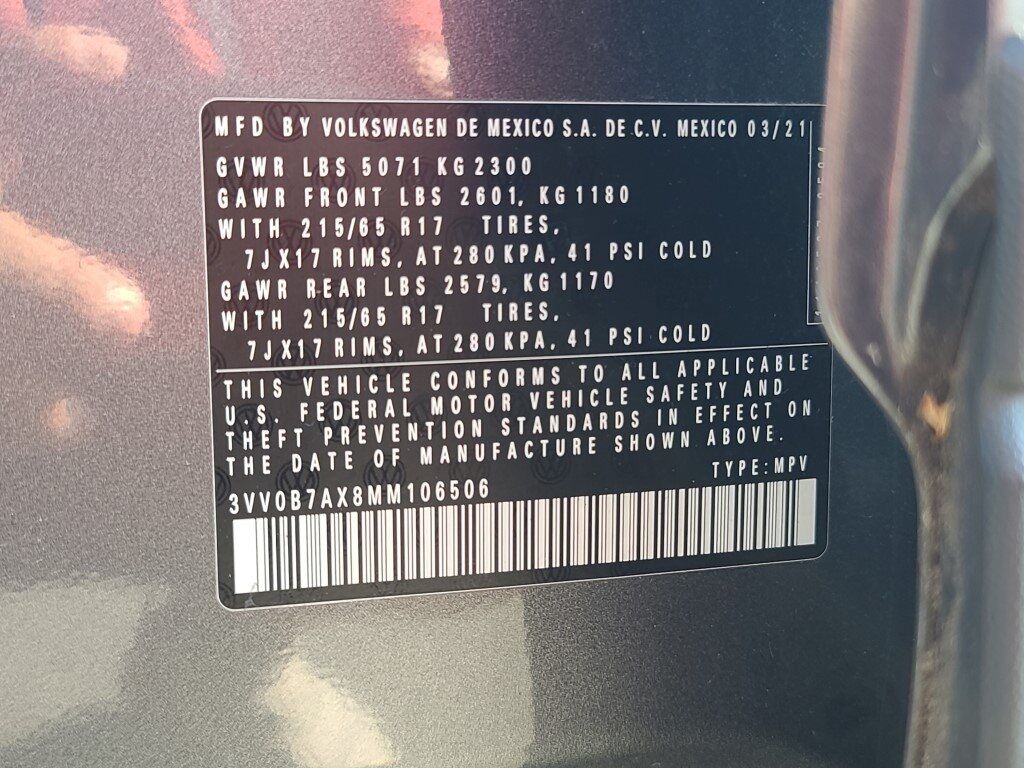 2021 Volkswagen Tiguan 2.0T S Springfield VA