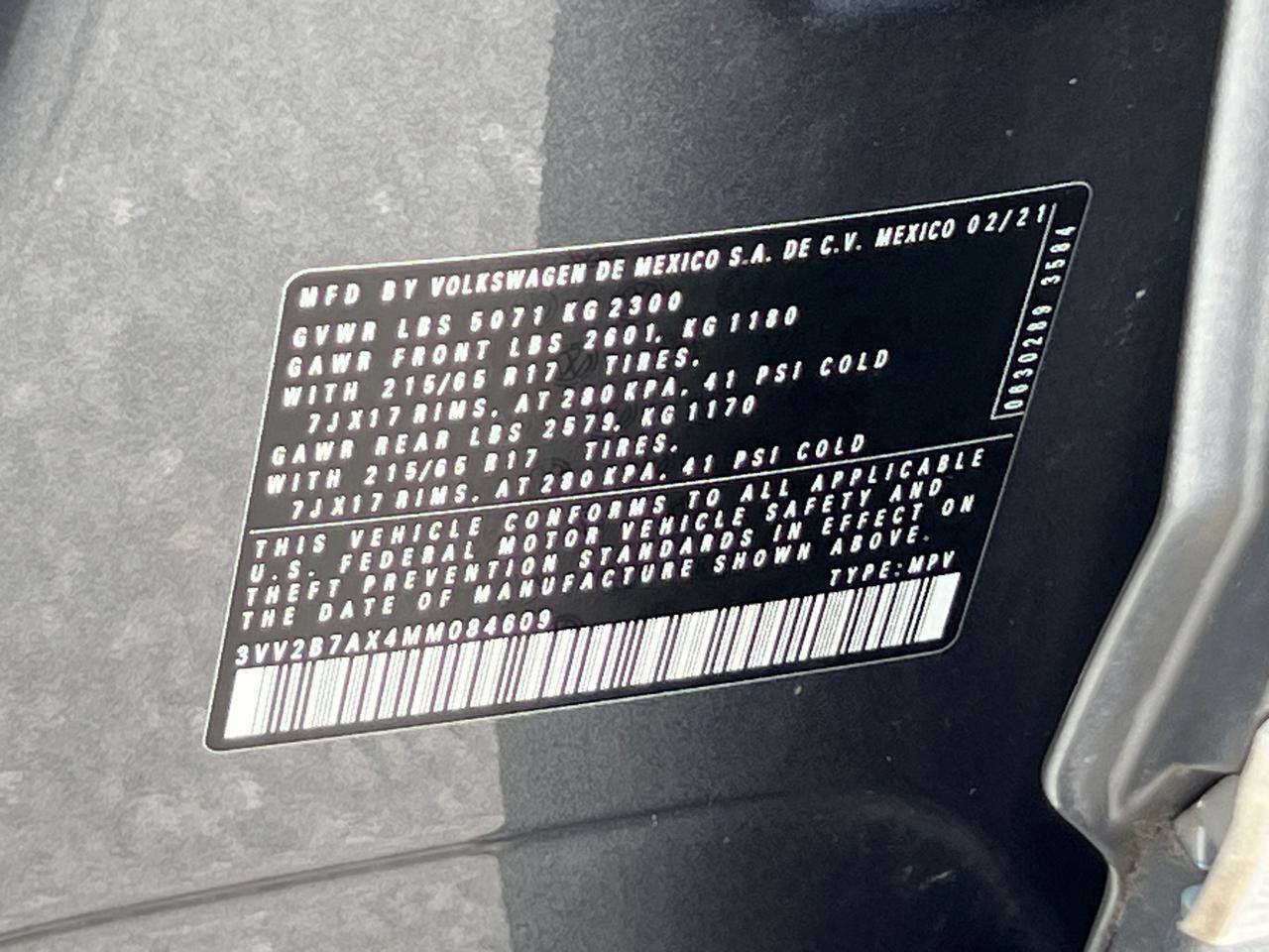 2021 Volkswagen Tiguan 2.0T SE Hagerstown MD