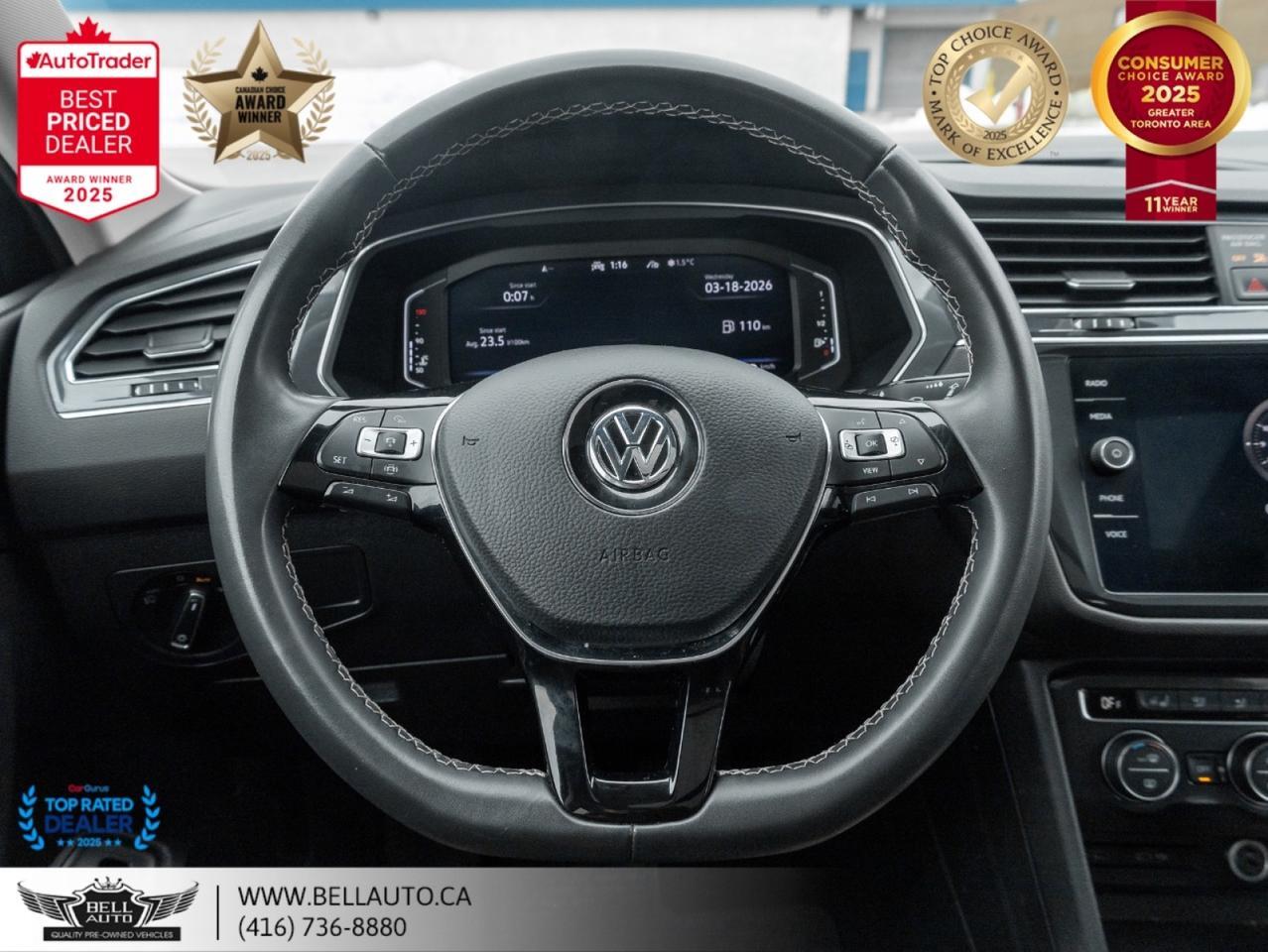 2021 Volkswagen Tiguan Highline 4Motion NAVI B.CAM PANO FENDERAUDIO NOACCIDENT Toronto ON