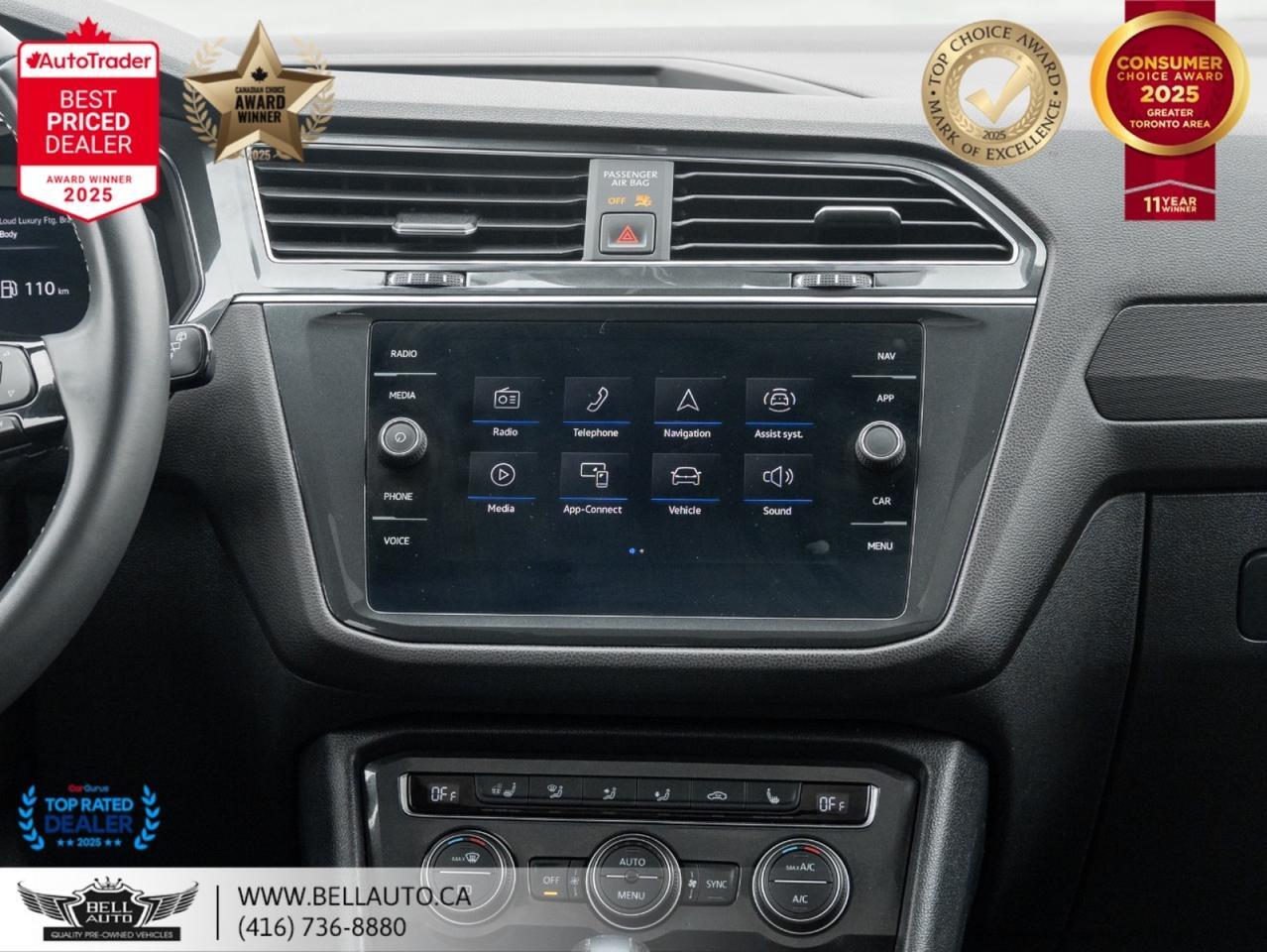 2021 Volkswagen Tiguan Highline 4Motion NAVI B.CAM PANO FENDERAUDIO NOACCIDENT Toronto ON