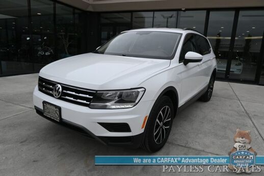 2021 Volkswagen Tiguan SE / AWD / Power & Heated Leather Seats / Adaptive Cruise Control / Lane Departure & Blind Spot Alert / Apple CarPlay & Android Auto / Back Up Camera / Keyless Entry & Start / Aluminum Wheels / 27 MPG Anchorage AK
