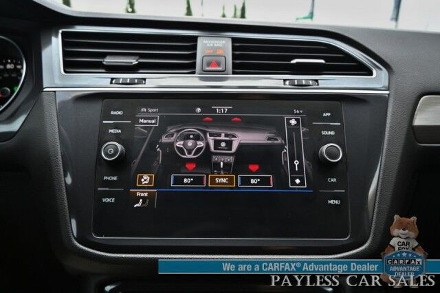 2021 Volkswagen Tiguan SE / AWD / Power & Heated Leather Seats / Adaptive Cruise Control / Lane Departure & Blind Spot Alert / Apple CarPlay & Android Auto / USB Input / Back Up Camera / Alloy Wheels / 27 MPG Anchorage AK