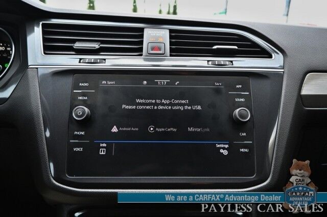 2021 Volkswagen Tiguan SE / AWD / Power & Heated Leather Seats / Adaptive Cruise Control / Lane Departure & Blind Spot Alert / Apple CarPlay & Android Auto / USB Input / Back Up Camera / Alloy Wheels / 27 MPG Anchorage AK