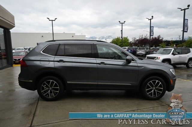 2021 Volkswagen Tiguan SE / AWD / Power & Heated Leather Seats / Adaptive Cruise Control / Lane Departure & Blind Spot Alert / Apple CarPlay & Android Auto / USB Input / Back Up Camera / Alloy Wheels / 27 MPG Anchorage AK
