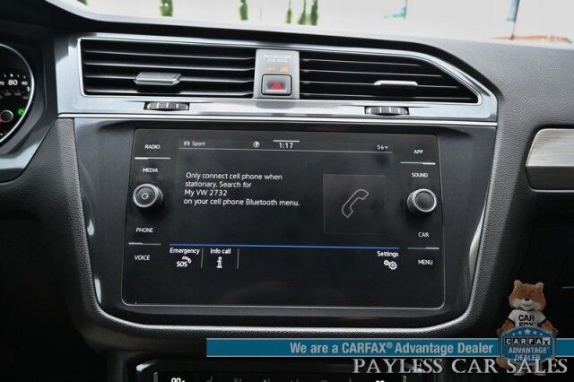 2021 Volkswagen Tiguan SE / AWD / Power & Heated Leather Seats / Adaptive Cruise Control / Lane Departure & Blind Spot Alert / Apple CarPlay & Android Auto / USB Input / Back Up Camera / Alloy Wheels / 27 MPG Anchorage AK