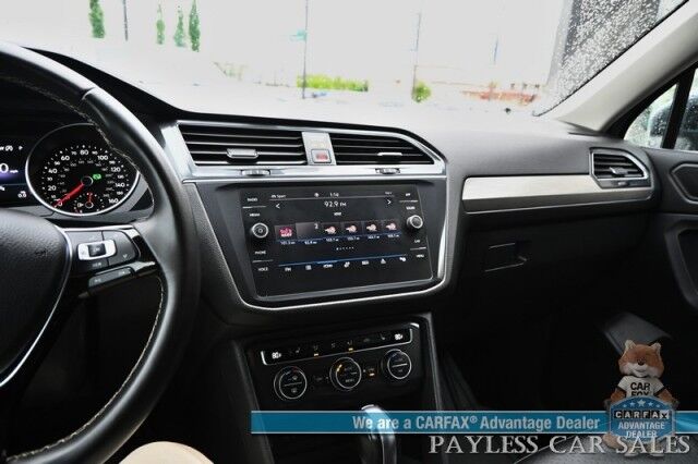2021 Volkswagen Tiguan SE / AWD / Power & Heated Leather Seats / Adaptive Cruise Control / Lane Departure & Blind Spot Alert / Apple CarPlay & Android Auto / USB Input / Back Up Camera / Alloy Wheels / 27 MPG Anchorage AK