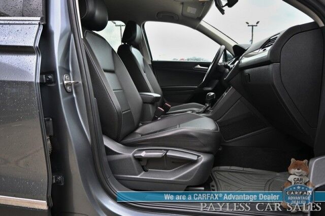 2021 Volkswagen Tiguan SE / AWD / Power & Heated Leather Seats / Adaptive Cruise Control / Lane Departure & Blind Spot Alert / Apple CarPlay & Android Auto / USB Input / Back Up Camera / Alloy Wheels / 27 MPG Anchorage AK