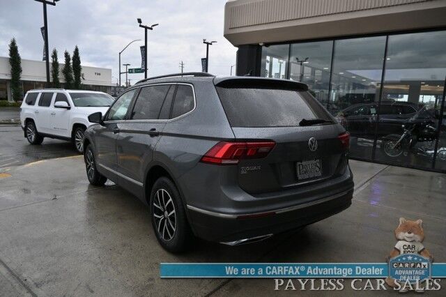 2021 Volkswagen Tiguan SE / AWD / Power & Heated Leather Seats / Adaptive Cruise Control / Lane Departure & Blind Spot Alert / Apple CarPlay & Android Auto / USB Input / Back Up Camera / Alloy Wheels / 27 MPG Anchorage AK