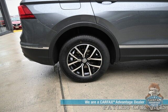 2021 Volkswagen Tiguan SE / AWD / Power & Heated Leather Seats / Adaptive Cruise Control / Lane Departure & Blind Spot Alert / Apple CarPlay & Android Auto / USB Input / Back Up Camera / Alloy Wheels / 27 MPG Anchorage AK