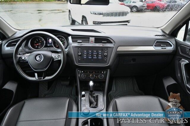 2021 Volkswagen Tiguan SE / AWD / Power & Heated Leather Seats / Adaptive Cruise Control / Lane Departure & Blind Spot Alert / Apple CarPlay & Android Auto / USB Input / Back Up Camera / Alloy Wheels / 27 MPG Anchorage AK