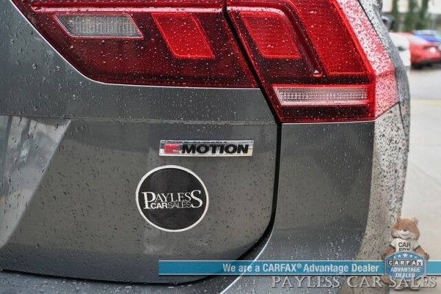 2021 Volkswagen Tiguan SE / AWD / Power & Heated Leather Seats / Adaptive Cruise Control / Lane Departure & Blind Spot Alert / Apple CarPlay & Android Auto / USB Input / Back Up Camera / Alloy Wheels / 27 MPG Anchorage AK