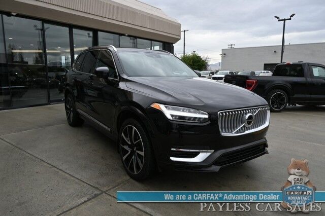 2021 Volvo XC90 Inscription Expression / AWD / Climate & Advanced Pkg / Front & Rear Heated Leather Seats / Heated Steering Wheel / Panoramic Sunroof / NAV / HUD / Lane Departure & Blind Spot Alert / 3rd Row / Seats 7 / 1-Owner Anchorage AK