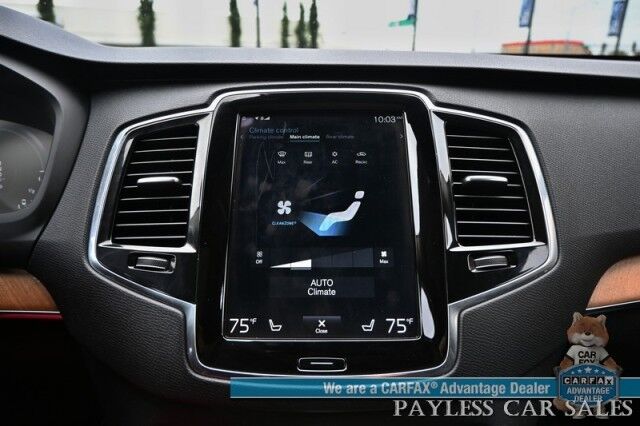 2021 Volvo XC90 Inscription Expression / AWD / Climate & Advanced Pkg / Front & Rear Heated Leather Seats / Heated Steering Wheel / Panoramic Sunroof / NAV / HUD / Lane Departure & Blind Spot Alert / 3rd Row / Seats 7 / 1-Owner Anchorage AK