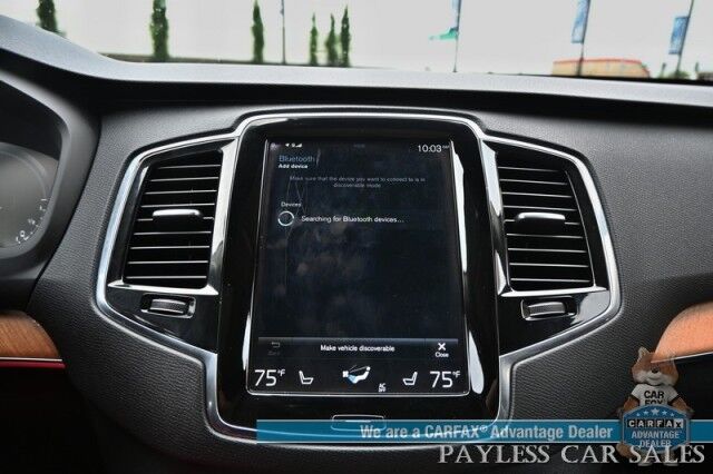2021 Volvo XC90 Inscription Expression / AWD / Climate & Advanced Pkg / Front & Rear Heated Leather Seats / Heated Steering Wheel / Panoramic Sunroof / NAV / HUD / Lane Departure & Blind Spot Alert / 3rd Row / Seats 7 / 1-Owner Anchorage AK
