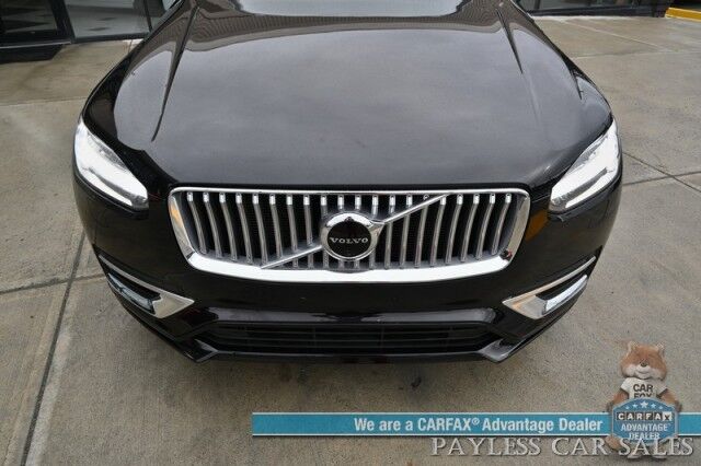 2021 Volvo XC90 Inscription Expression / AWD / Climate & Advanced Pkg / Front & Rear Heated Leather Seats / Heated Steering Wheel / Panoramic Sunroof / NAV / HUD / Lane Departure & Blind Spot Alert / 3rd Row / Seats 7 / 1-Owner Anchorage AK