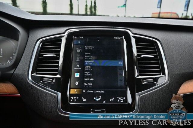 2021 Volvo XC90 Inscription Expression / AWD / Climate & Advanced Pkg / Front & Rear Heated Leather Seats / Heated Steering Wheel / Panoramic Sunroof / NAV / HUD / Lane Departure & Blind Spot Alert / 3rd Row / Seats 7 / 1-Owner Anchorage AK