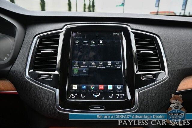 2021 Volvo XC90 Inscription Expression / AWD / Climate & Advanced Pkg / Front & Rear Heated Leather Seats / Heated Steering Wheel / Panoramic Sunroof / NAV / HUD / Lane Departure & Blind Spot Alert / 3rd Row / Seats 7 / 1-Owner Anchorage AK