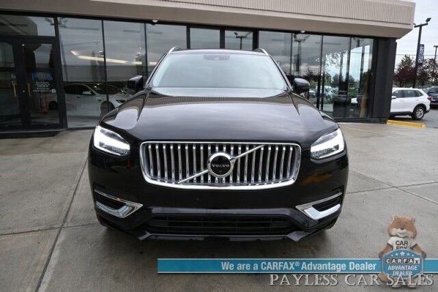 2021 Volvo XC90 Inscription Expression / AWD / Climate & Advanced Pkg / Front & Rear Heated Leather Seats / Heated Steering Wheel / Panoramic Sunroof / NAV / HUD / Lane Departure & Blind Spot Alert / 3rd Row / Seats 7 / 1-Owner Anchorage AK