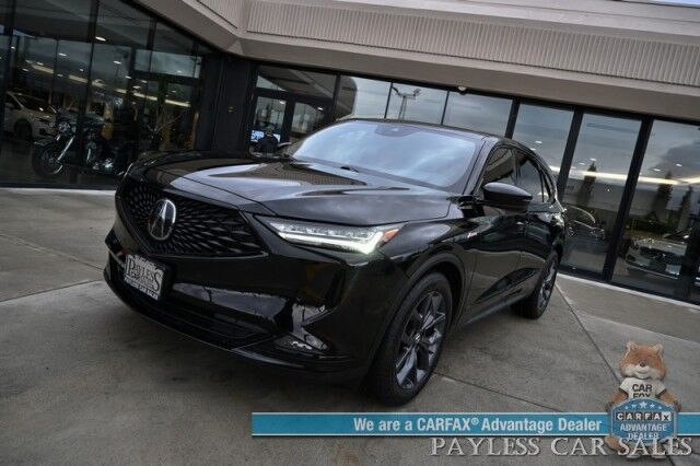 2022 Acura MDX A-SPEC / AWD / Heated & Cooled Leather Seats / ELS Studio Audio System / Sunroof / Navigation / Adaptive Cruise / Lane Depart & Blind Spot / 3rd Row / Seats 7 / Apple CarPlay & Android Auto / 1-Owner Anchorage AK
