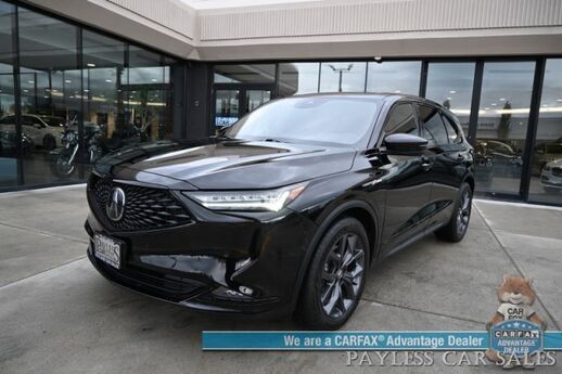 2022 Acura MDX A-SPEC / AWD / Heated & Cooled Leather Seats / ELS Studio Audio System / Sunroof / Navigation / Adaptive Cruise / Lane Depart & Blind Spot / 3rd Row / Seats 7 / Apple CarPlay & Android Auto / 1-Owner Anchorage AK