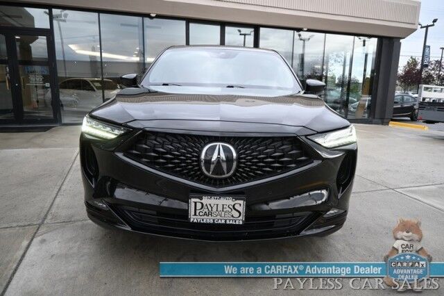 2022 Acura MDX A-SPEC / AWD / Heated & Cooled Leather Seats / ELS Studio Audio System / Sunroof / Navigation / Adaptive Cruise / Lane Depart & Blind Spot / 3rd Row / Seats 7 / Apple CarPlay & Android Auto / 1-Owner Anchorage AK