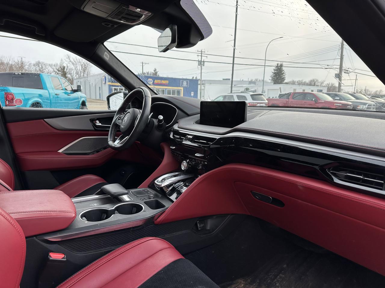 2022 Acura MDX A-Spec | 3rd Row Seating | Pano Roof | Red Seats | Safety Package | 2nd Set Rim & Tire Redwater AB