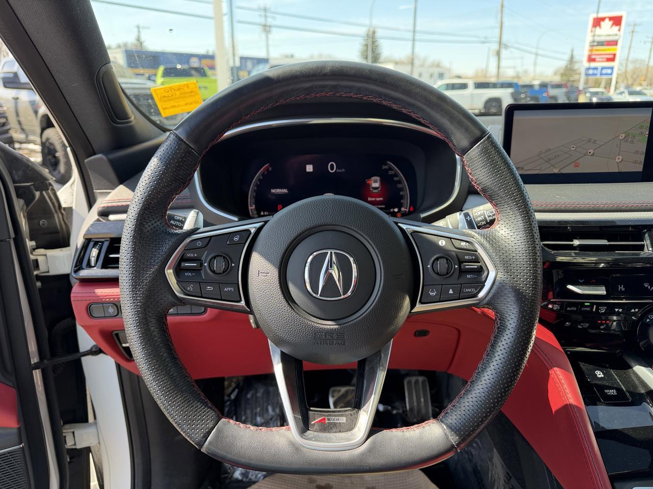 2022 Acura MDX A-Spec | 3rd Row Seating | Pano Roof | Red Seats | Safety Package | 2nd Set Rim & Tire Redwater AB