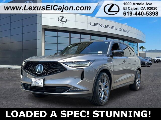 2022 Acura MDX A-Spec San Diego County CA