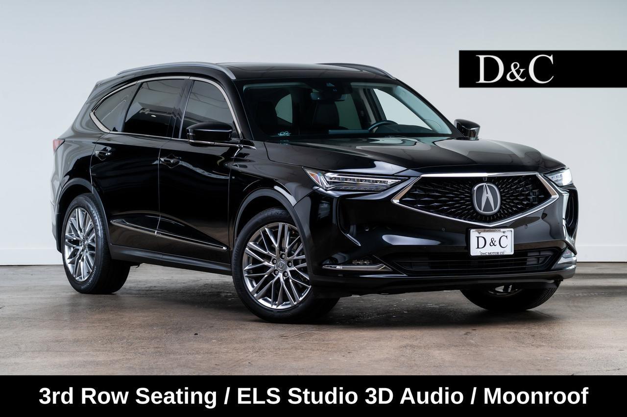 2022 Acura MDX Advance 3rd Row Seating / ELS Studio 3D Audio / Moonroof