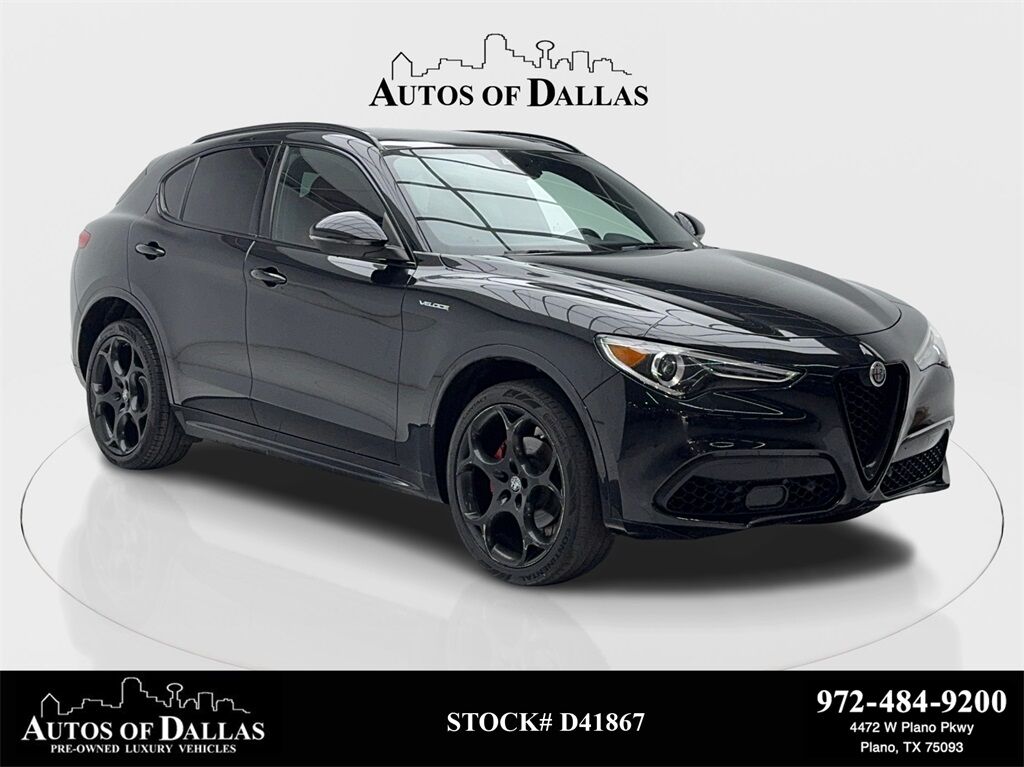 2022 Alfa Romeo Stelvio Veloce NAV,CAM,PANO,HTD STS,BLIND SPOT,21&quot; WLS Plano TX