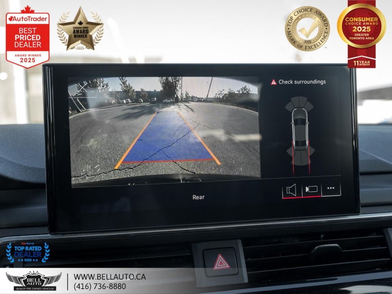 2022 Audi A4 Komfort QUATTRO SUNROOF B.CAM ONSTAR NOACCIDENT Toronto ON