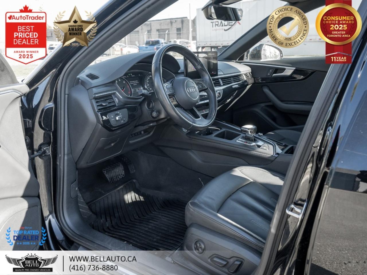 2022 Audi A4 Komfort QUATTRO SUNROOF B.CAM ONSTAR NOACCIDENT Toronto ON