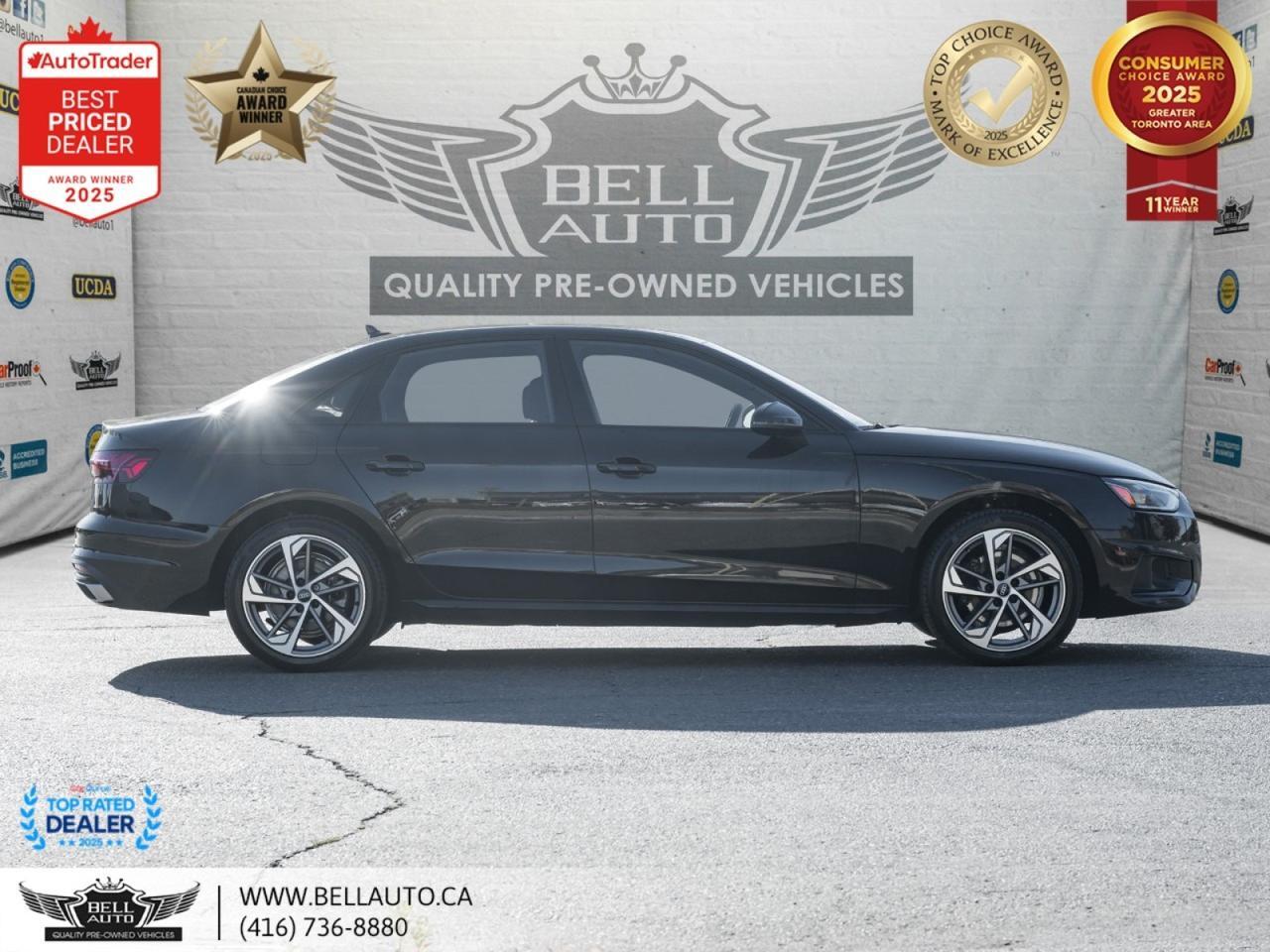 2022 Audi A4 Komfort QUATTRO SUNROOF B.CAM ONSTAR NOACCIDENT Toronto ON