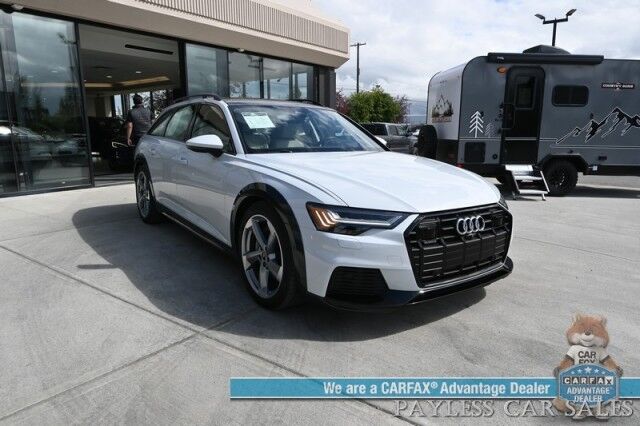 2022 Audi A6 Allroad Prestige / AWD / Luxury Pkg / Black Optic Pkg / Heated & Cooled Leather Seats / Heated Steering Wheel / Dual Sunroof / NAV / HUD / Bang & Olufsen Speakers / 360 Cam / Lane Departure & Blind Spot / 1-Owner Anchorage AK