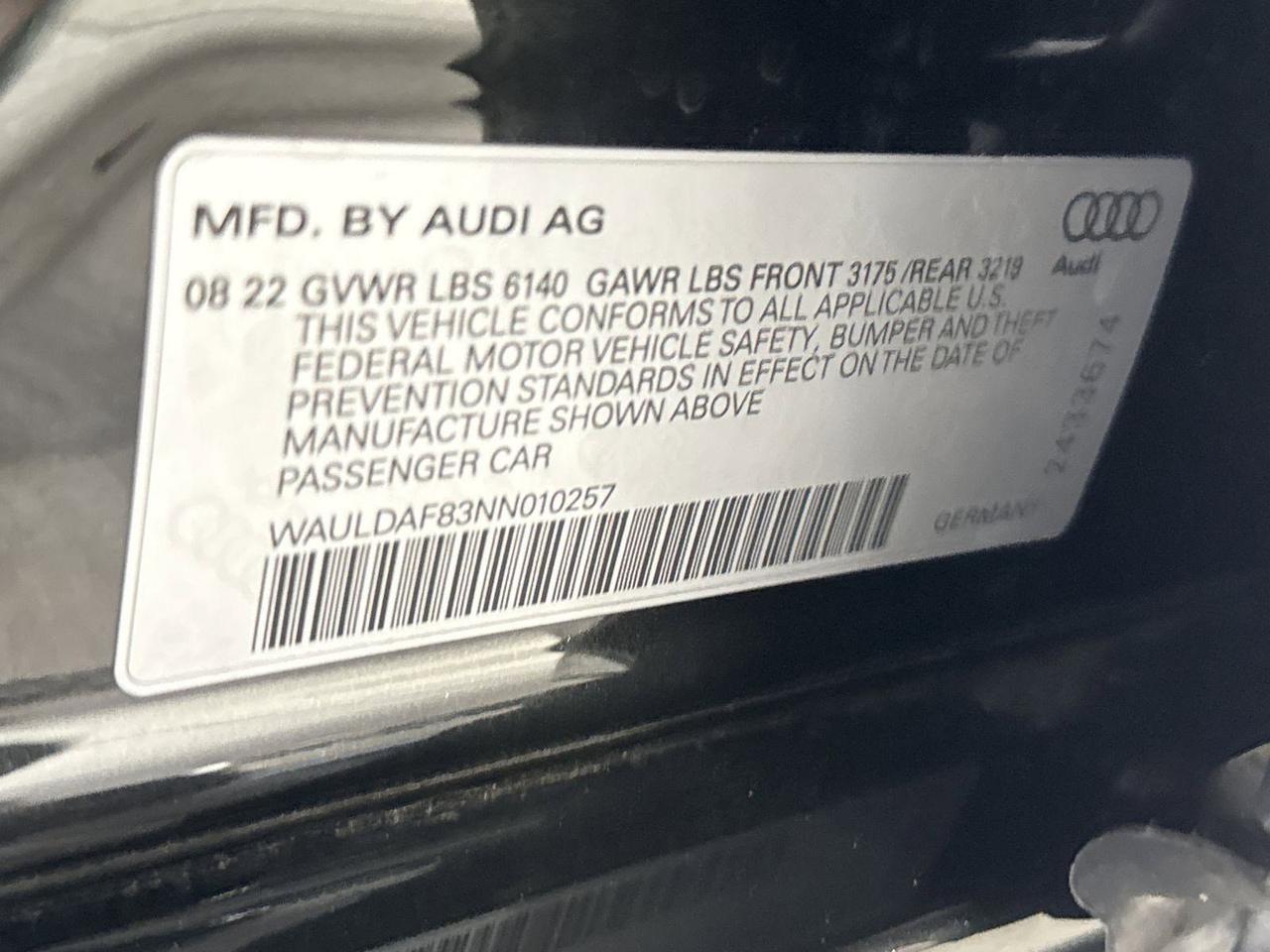 2022 Audi A8 San Antonio TX