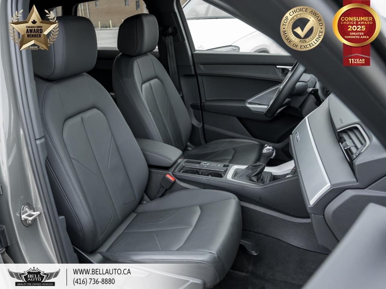 2022 Audi Q3 Komfort | PANO ROOF | LEATHER | BACKUP CAM | CLEAN CARFAX | LOW KILOMETERS Toronto ON