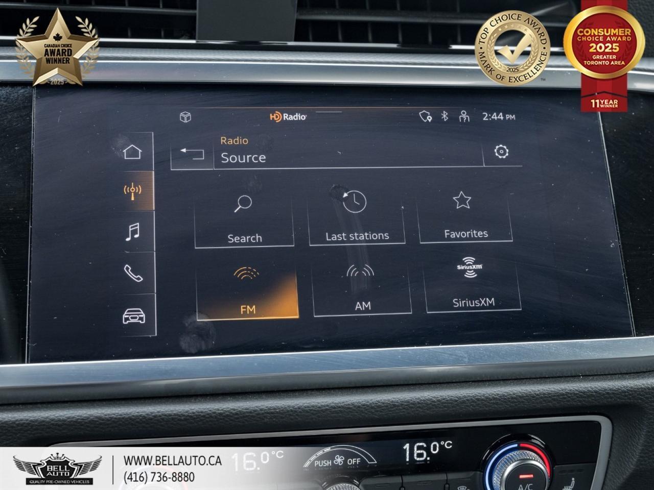 2022 Audi Q3 Komfort | PANO ROOF | LEATHER | BACKUP CAM | CLEAN CARFAX | LOW KILOMETERS Toronto ON