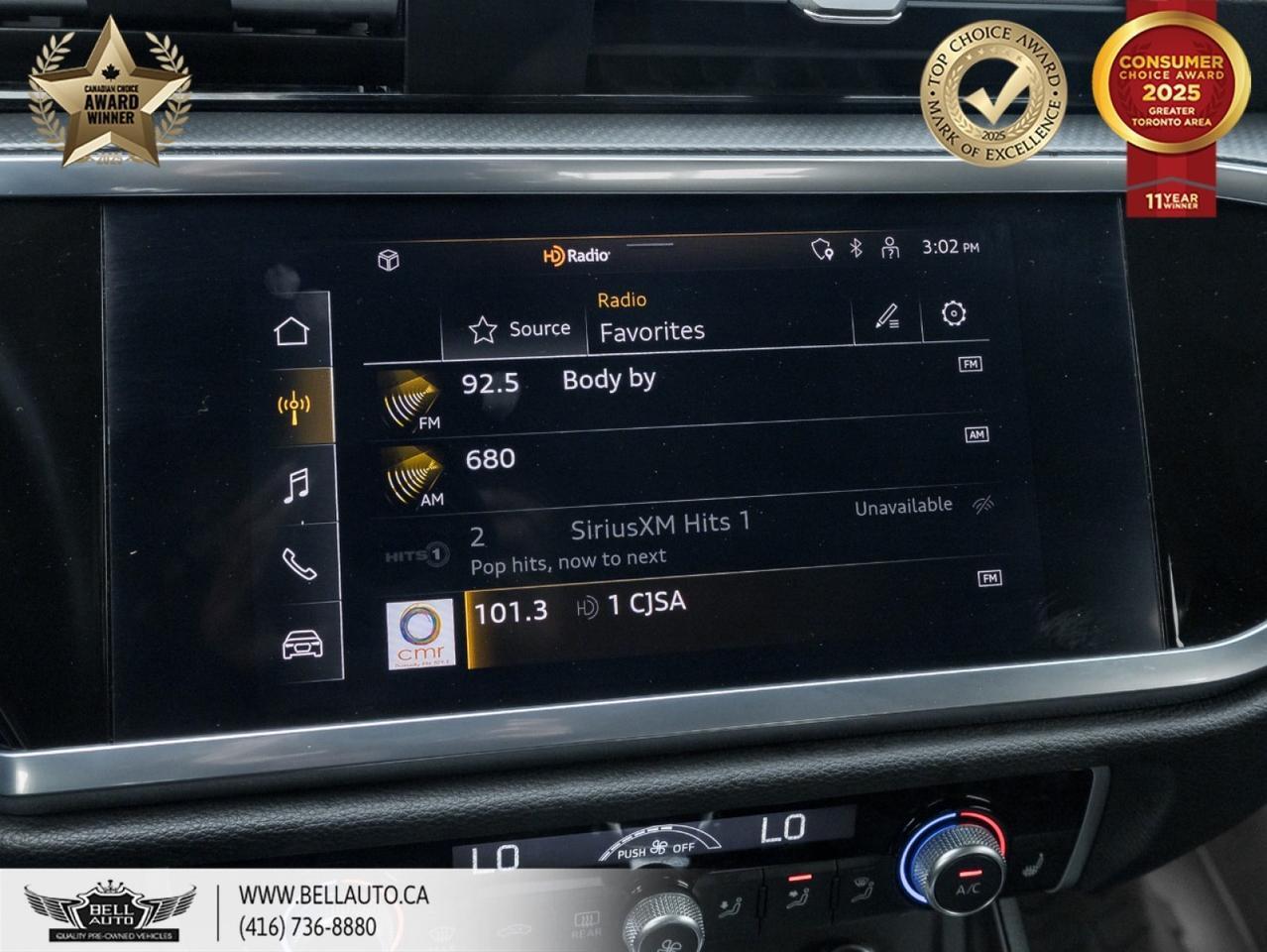 2022 Audi Q3 Komfort | PANOROOF | LEATHER | HEATED SEATS | BACKUPCAM | NOACCIDENT Toronto ON