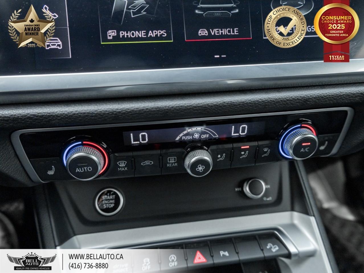 2022 Audi Q3 Komfort | PANOROOF | LEATHER | HEATED SEATS | BACKUPCAM | NOACCIDENT Toronto ON