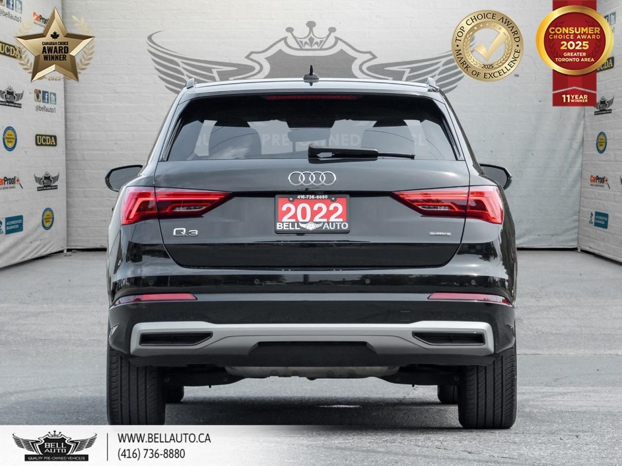 2022 Audi Q3 Komfort | PANOROOF | LEATHER | HEATED SEATS | BACKUPCAM | NOACCIDENT Toronto ON