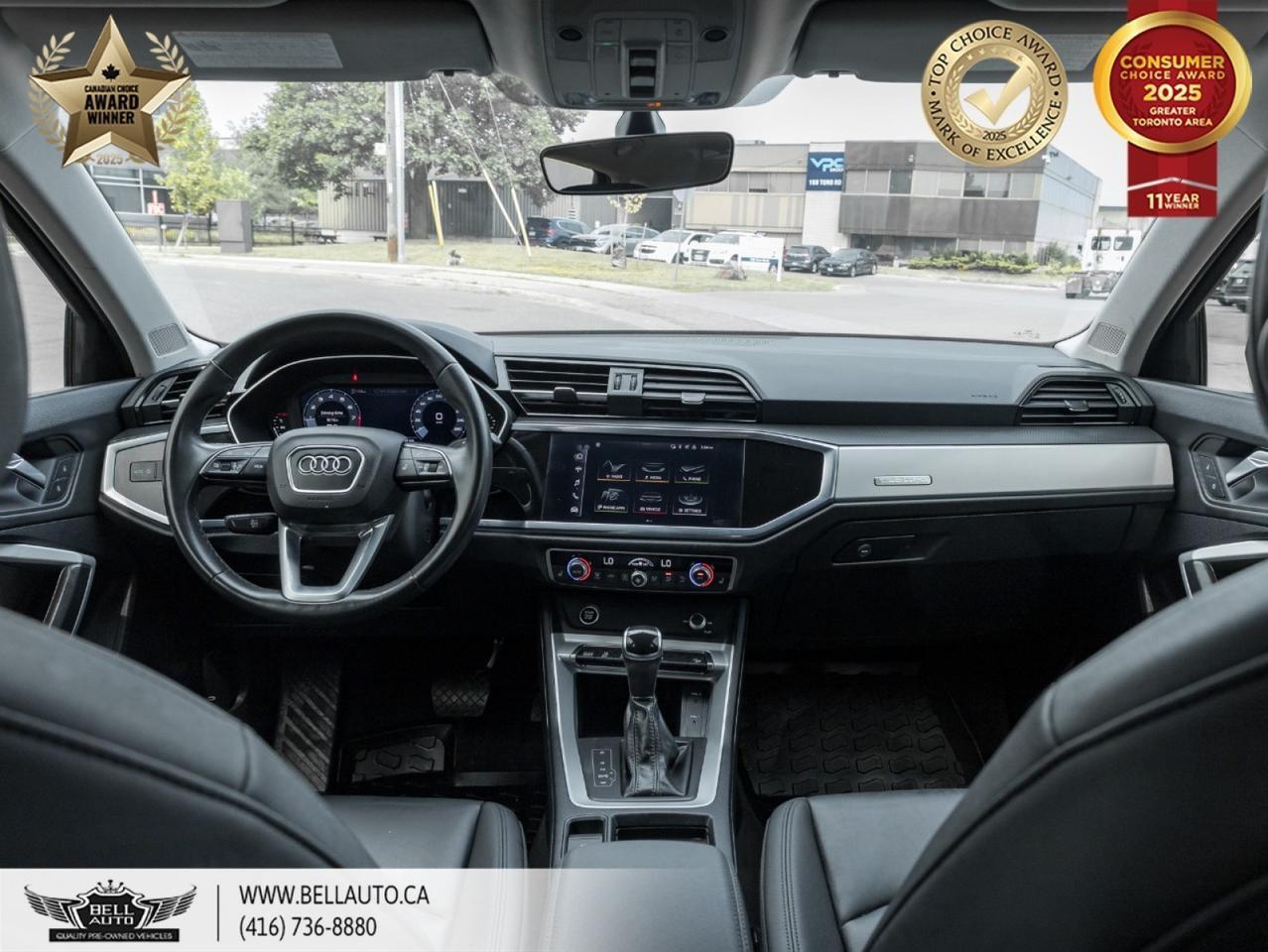 2022 Audi Q3 Komfort | PANOROOF | LEATHER | HEATED SEATS | BACKUPCAM | NOACCIDENT Toronto ON