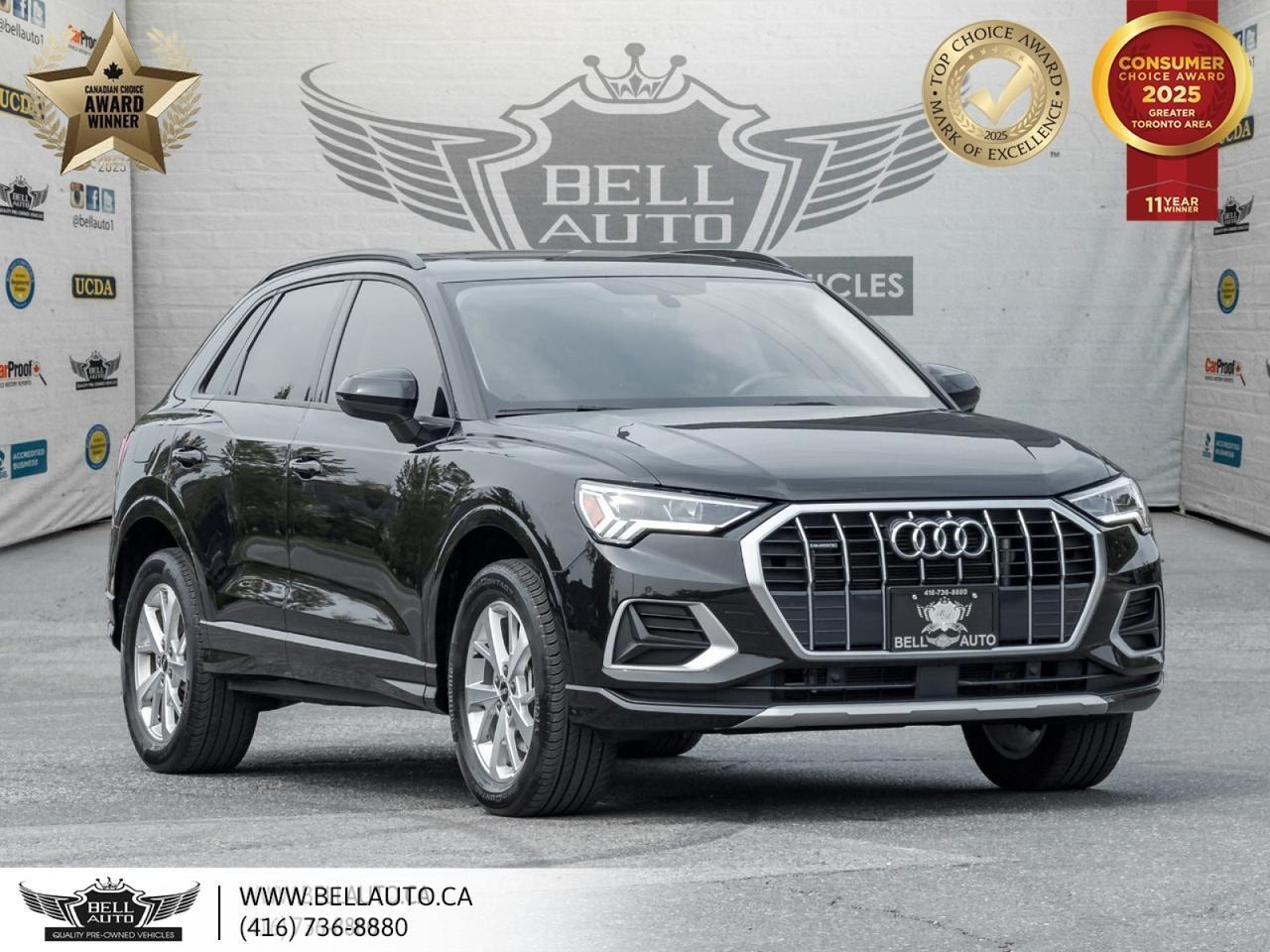 2022 Audi Q3 Komfort | PANOROOF | LEATHER | HEATED SEATS | BACKUPCAM | NOACCIDENT Toronto ON