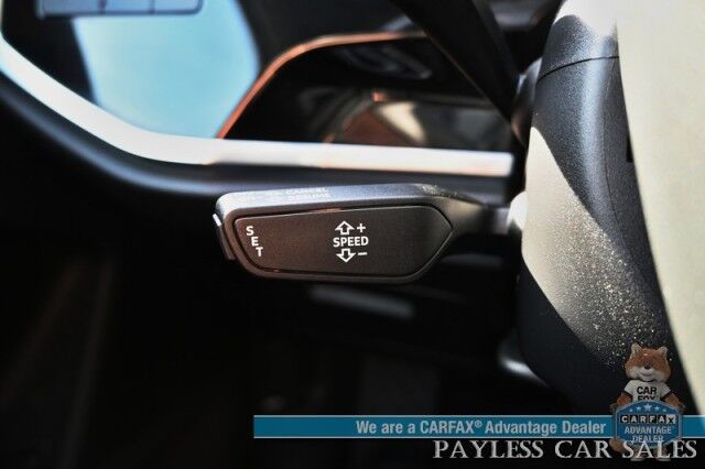 2022 Audi Q3 Premium / AWD / Convenience Pkg / Power & Heated Leather Seats / Panoramic Sunroof / Blind Spot Alert / Apple CarPlay & Android Auto / USB Input / Back Up Camera / 30 MPG / 1-Owner Anchorage AK