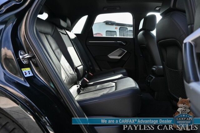 2022 Audi Q3 Premium / AWD / Convenience Pkg / Power & Heated Leather Seats / Panoramic Sunroof / Blind Spot Alert / Apple CarPlay & Android Auto / USB Input / Back Up Camera / 30 MPG / 1-Owner Anchorage AK